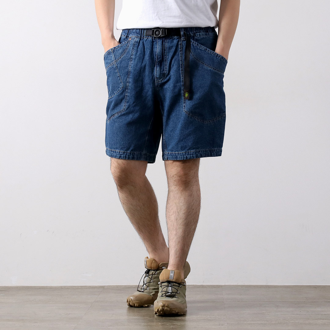 GOHEMP（ゴーヘンプ） トラベラーイージーショーツ ユーズドウォッシュ / ショートパンツ ハーフパンツ イージーパンツ デニム 吸湿 速乾 | GOHEMP | 01