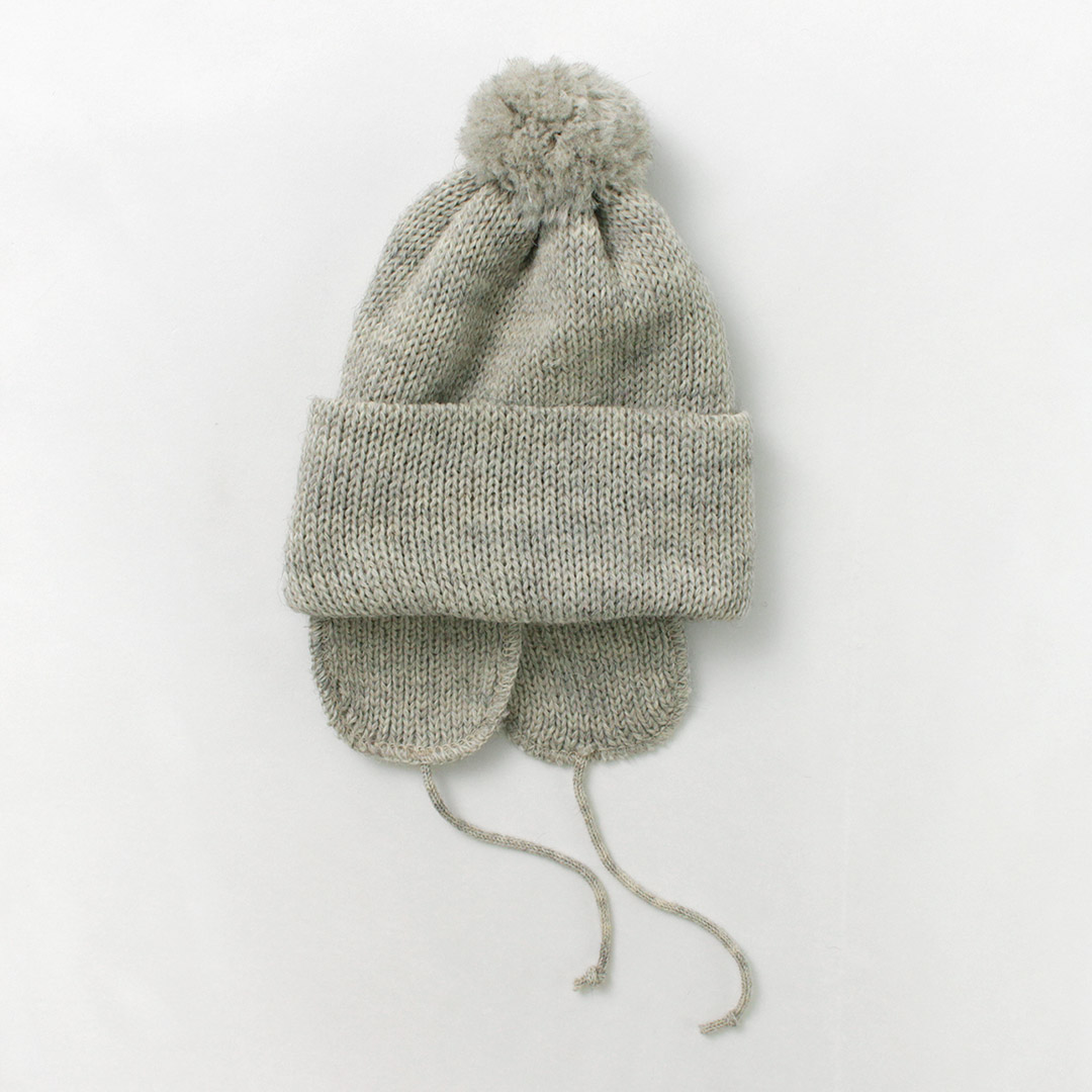 HIGHLAND 2000（ハイランド 2000） ソリッド ボブキャップ ダブルイヤーカバー ポンポン チンロープ | HIGHLAND 2000 | 01