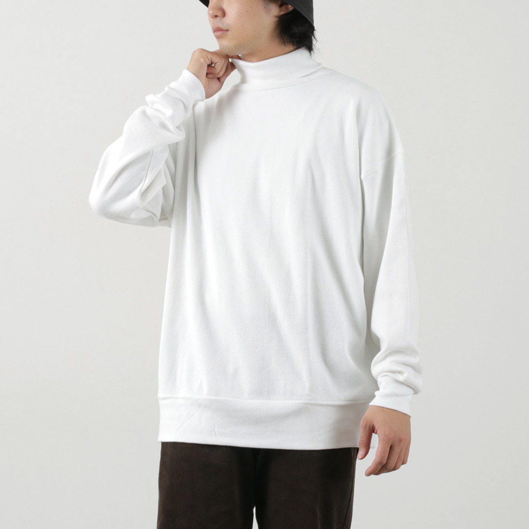 GICIPI(ジチピ） シーンミャ モックネック リブ付きロングスリーブ ミラノリブ ニットソー / Tシャツ ロンT | gicipi | 01