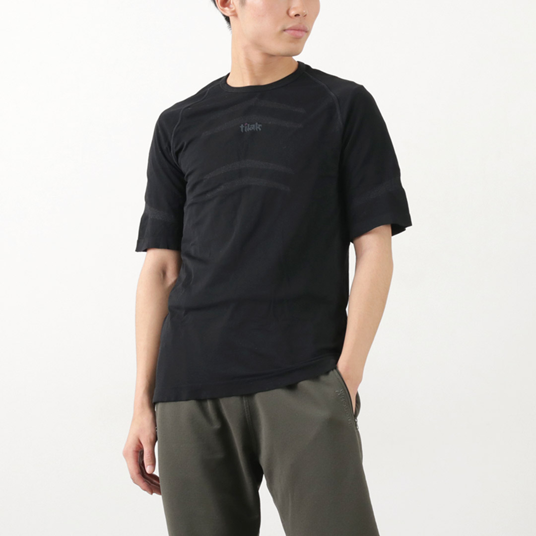 TILAK（ティラック） ウルトラライト Tee / 半袖 Tシャツ メンズ 速乾 防菌 防臭 ストレッチ | tilak | 01