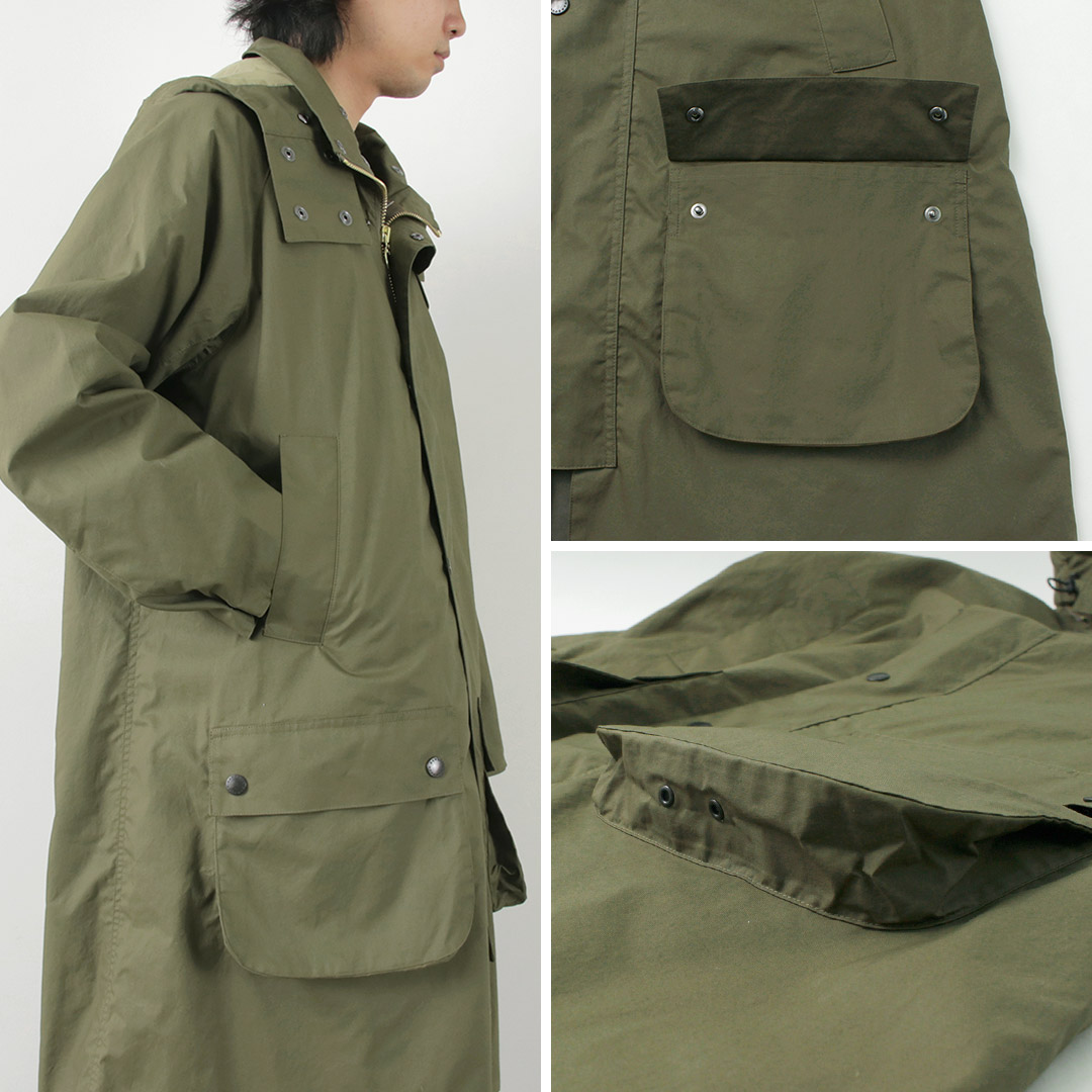 BARBOUR（バブアー） フーデッド パーカー / アウター コート 防風 タータンチェック メンズ ノンオイル HOODED PARKA :  18393 : ROCOCO Yahoo!店 - 通販 - Yahoo!ショッピング