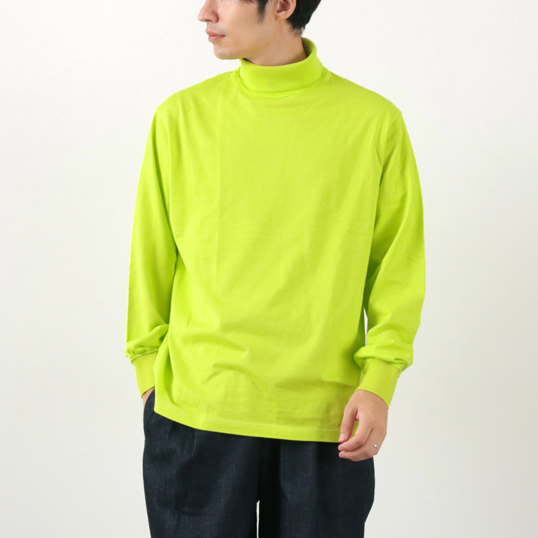 YONETOMI NEW BASIC（ヨネトミニューベーシック） ガーメントダイ Tシャツ タートルネック 日本製 / 長袖 メンズ 米冨 | Yonetomi NEW BASIC | 04