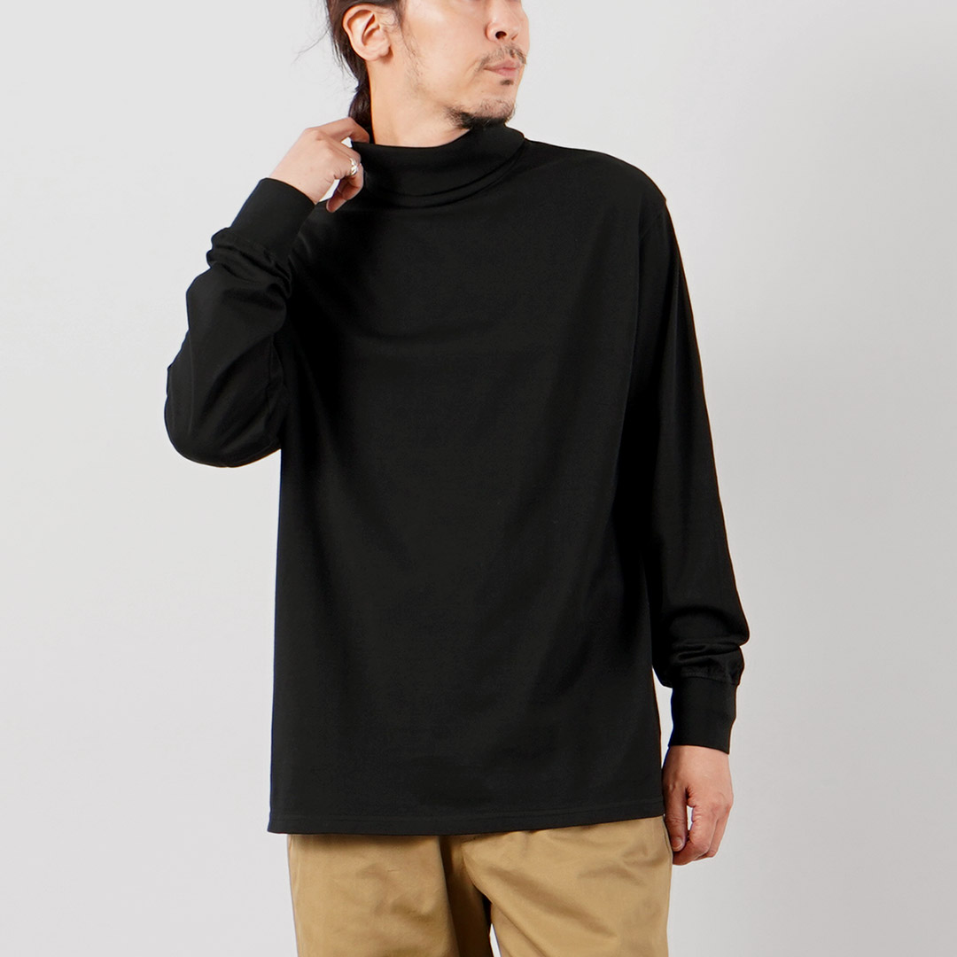 YONETOMI NEW BASIC（ヨネトミニューベーシック） ガーメントダイ Tシャツ タートルネック 日本製 / 長袖 メンズ 米冨 | Yonetomi NEW BASIC | 07