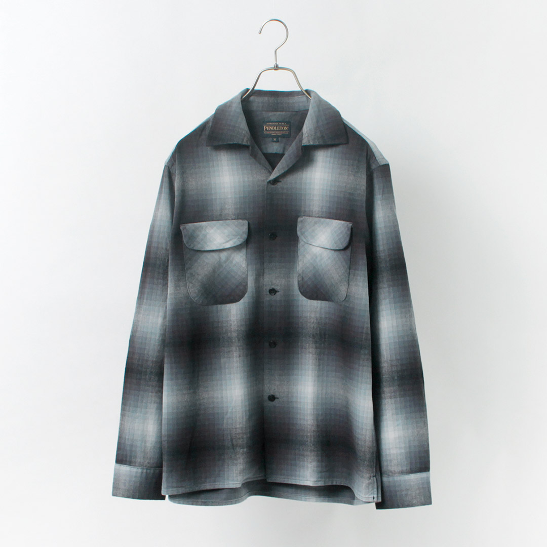 PENDLETON（ペンドルトン） オープンカラー シャツ / メンズ 長袖 綿 コットン 柄 チェック ネルシャツ