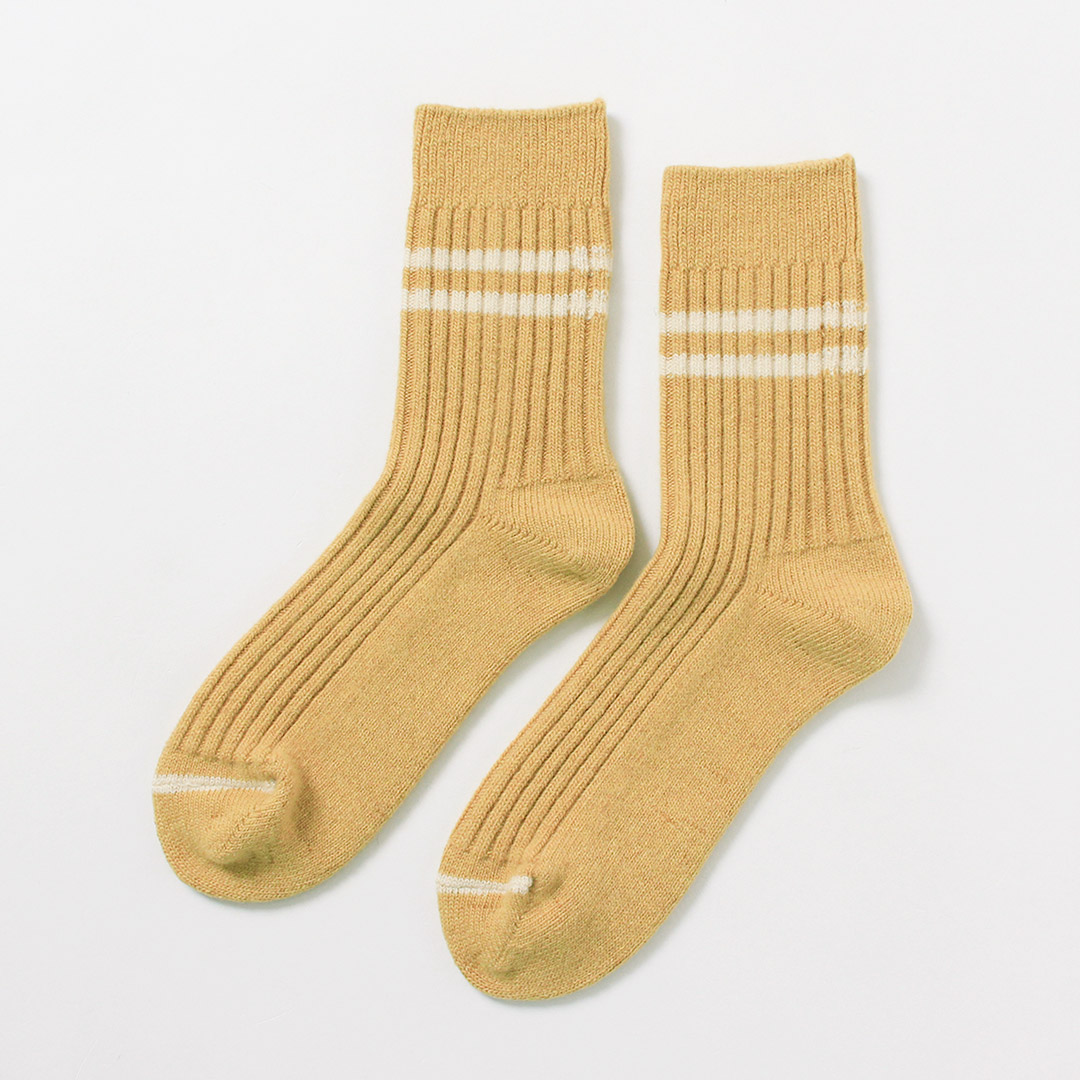 ROTOTO（ロトト） メリノラムウール ストライプソックス / メンズ レディース 靴下 ウール 日本製 | ROTOTO | 03