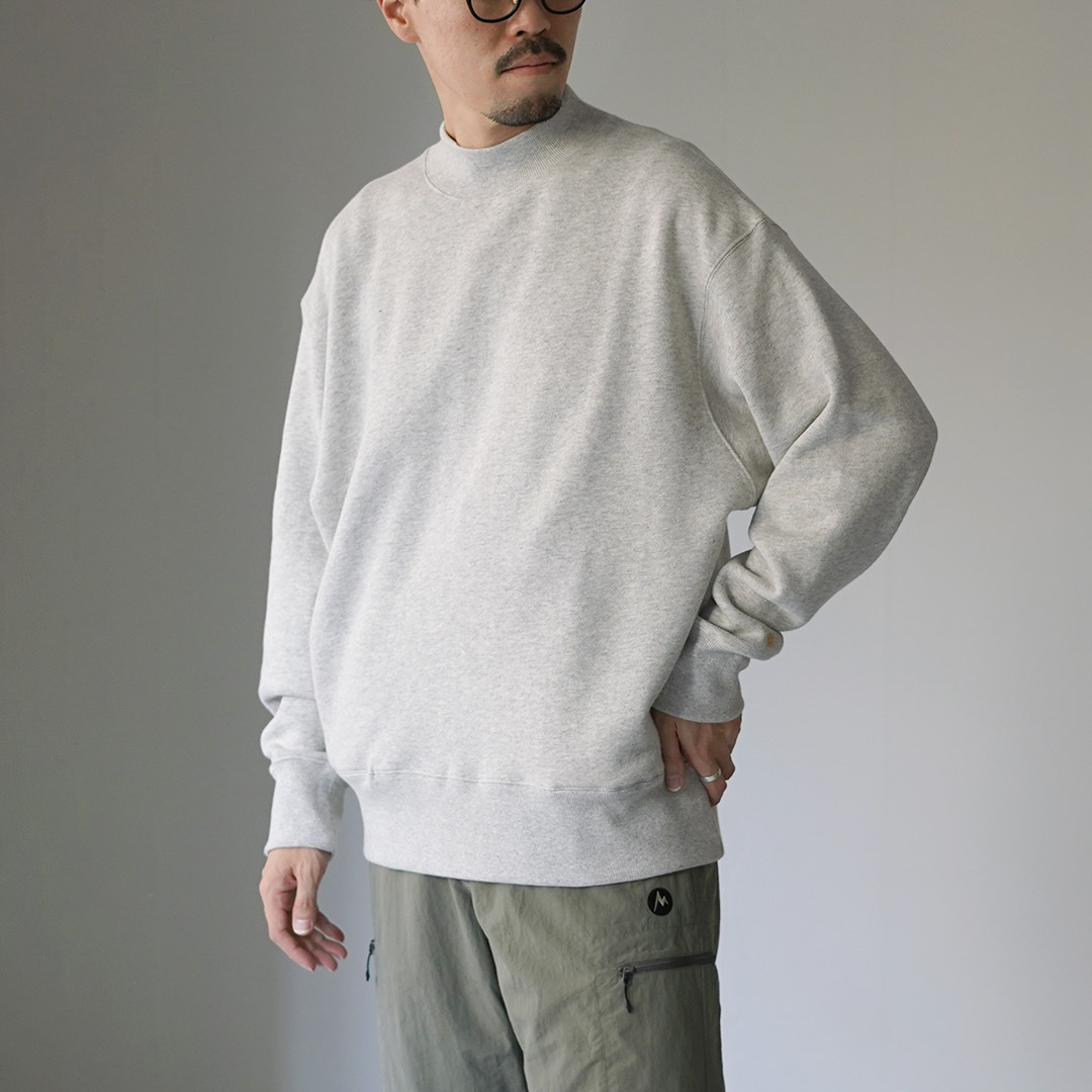 GOHEMP（ゴーヘンプ） 別注 モックネック スウェット / メンズ トレーナー トップス 長袖 ハイネック 裏起毛 ヘンプコットン | GOHEMP | 02