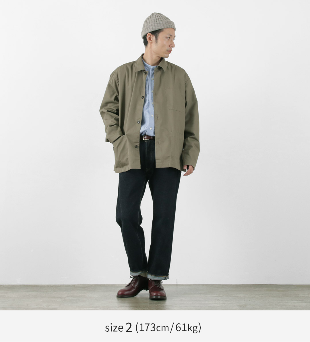 FUJITO（フジト） シャツジャケット / ライトアウター 羽織り 綿