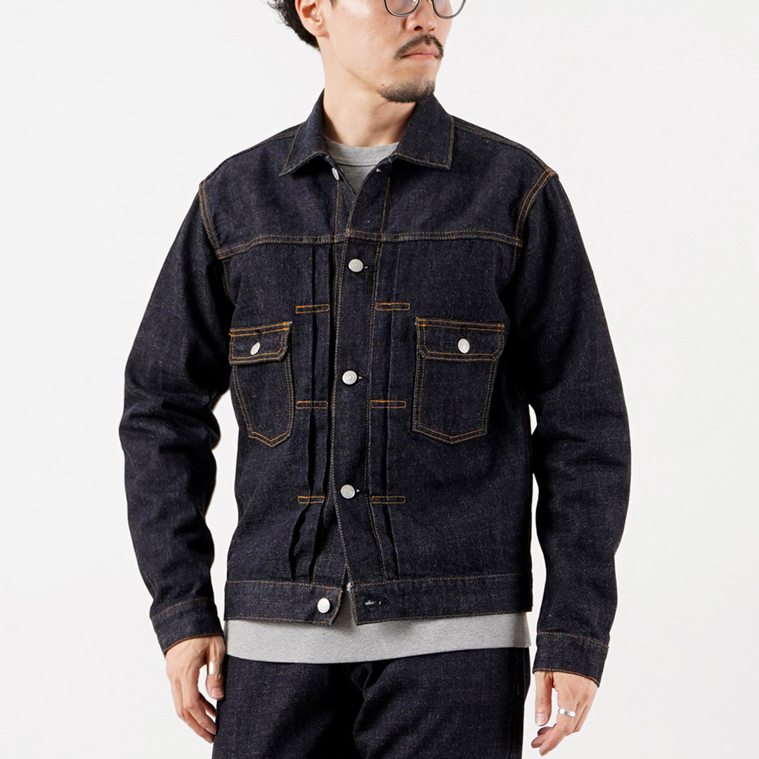 Blue refabric（ブルーリファブリック） モンスター デニムジャケット 2nd型 17oz セルヴィッチ 日本製 / メンズ ファースト Gジャン |  | 01