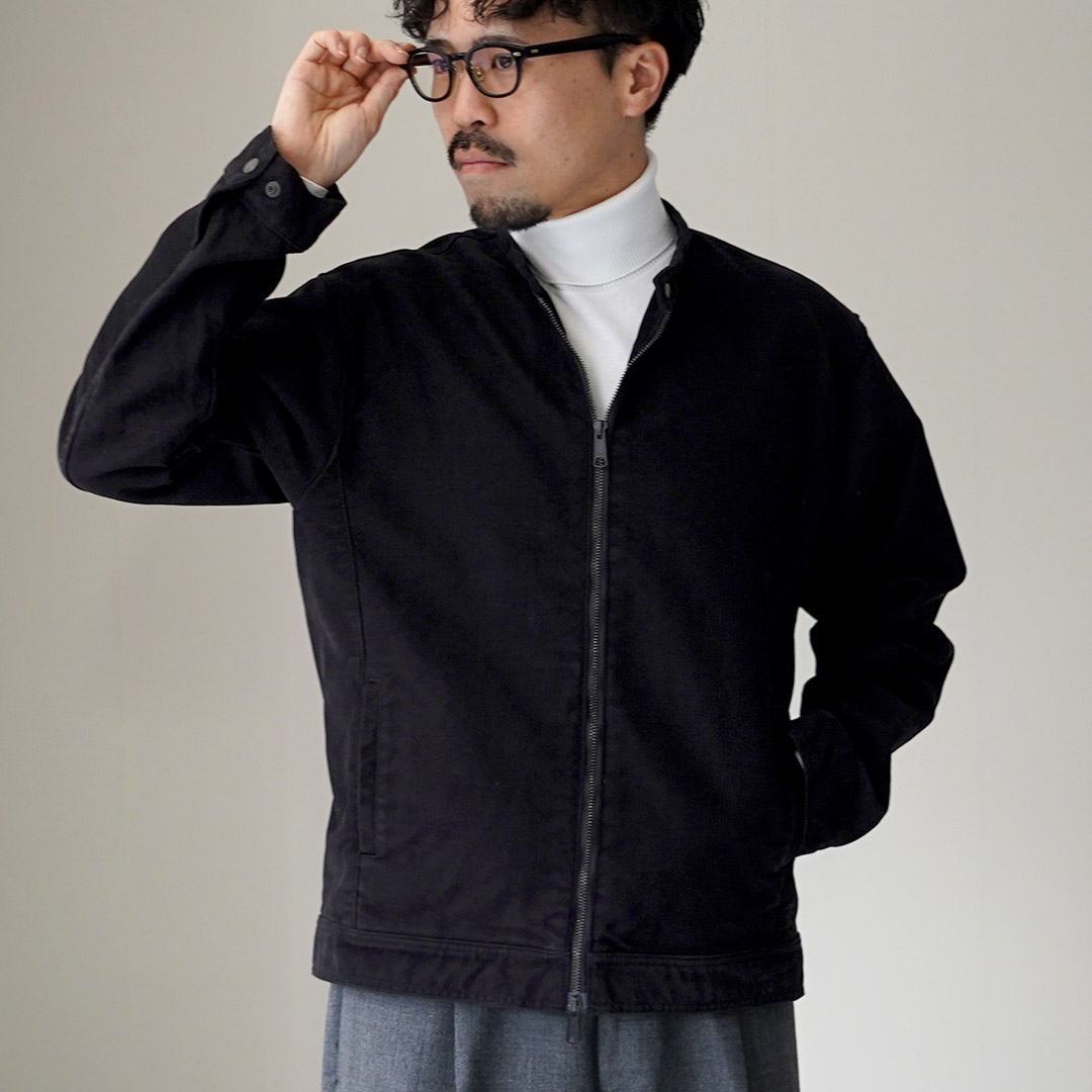 JAPAN BLUE JEANS（ジャパンブルージーンズ） 別注 モールスキン ライダース / メンズ シングル 経年変化 ライトアウター | JAPAN BLUE JEANS | 03