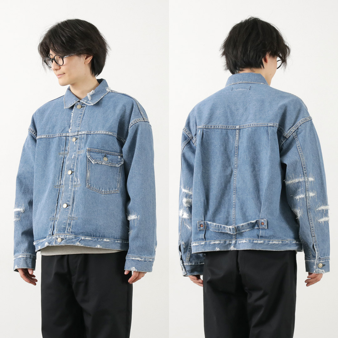 REMI RELIEF RELIEF(レミレリーフ) 14OZ DENIM 1st JKT REMI RELIEF RELIEF(レミレリーフ) 14OZ DENIM 1st JKT