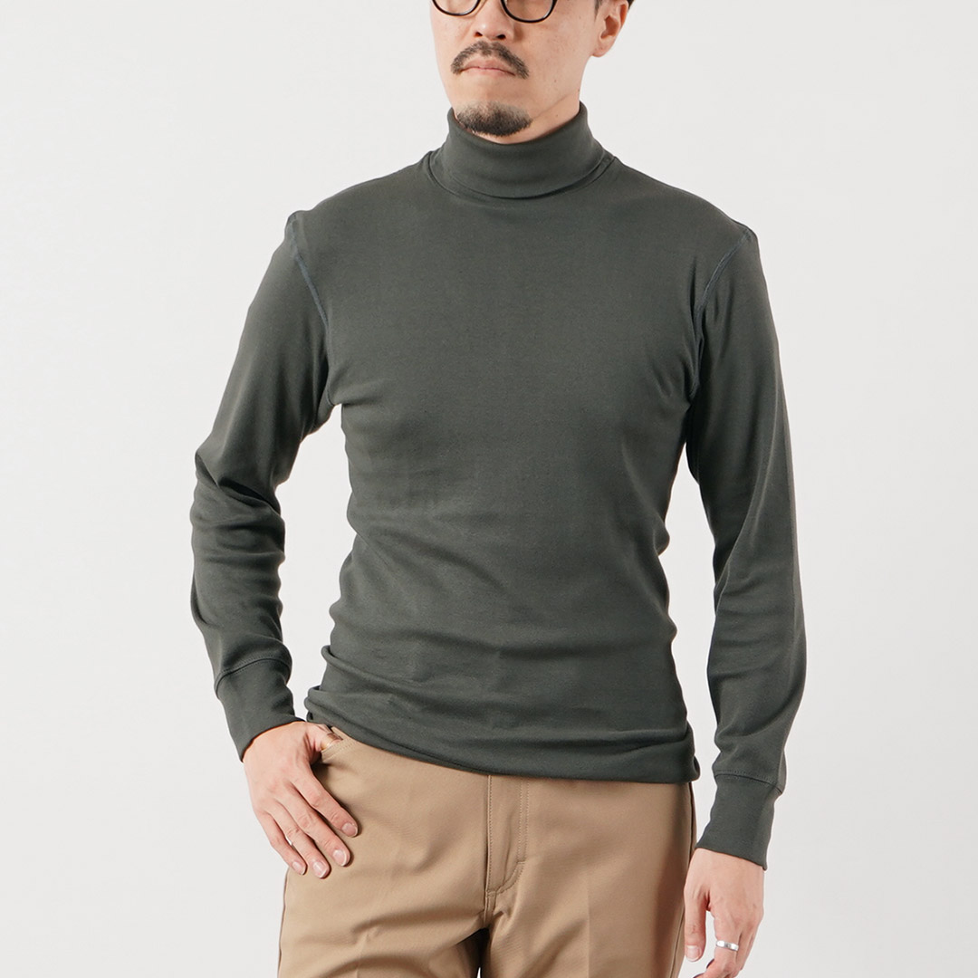 FILMELANGE（フィルメランジェ） ロイ オーガニックコットンフライス タートルネックTシャツ 長袖 日本製 / メンズ | FilMelange | 03