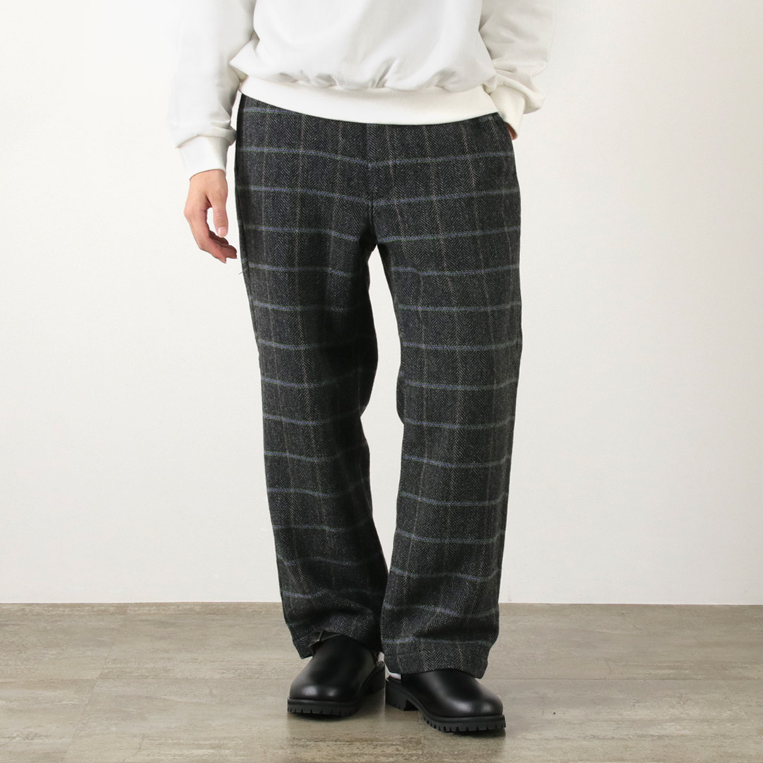 SON OF THE CHEESE（サノバチーズ） イージー チェックパンツ / イージーパンツ 総ゴム メンズ Easy Check Pant | SON OF THE CHEESE | 02