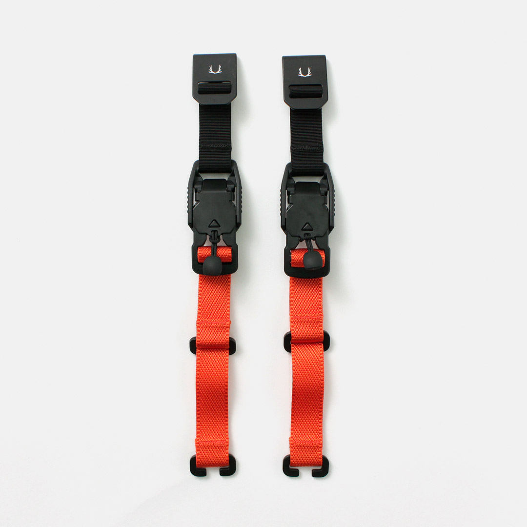 BLACK EMBER（ブラックエンバー） V-バックル コンプレッション ストラップ / 2本セット メンズ アタッチメント アクセサリー | BLACK EMBER | 01