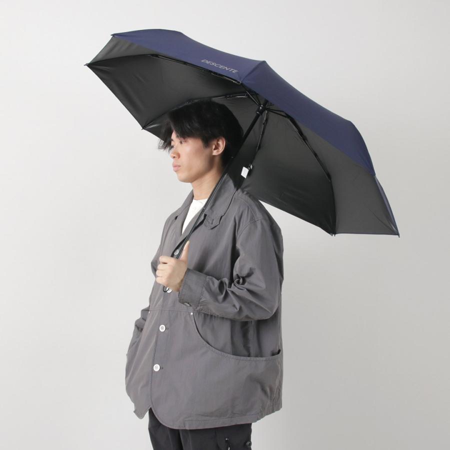 DESCENTE（デサント） エアロストリームアンブレラ2 / 折りたたみ傘 無地 丈夫 UVカット UPF50+ 晴雨兼用｜rococo｜02