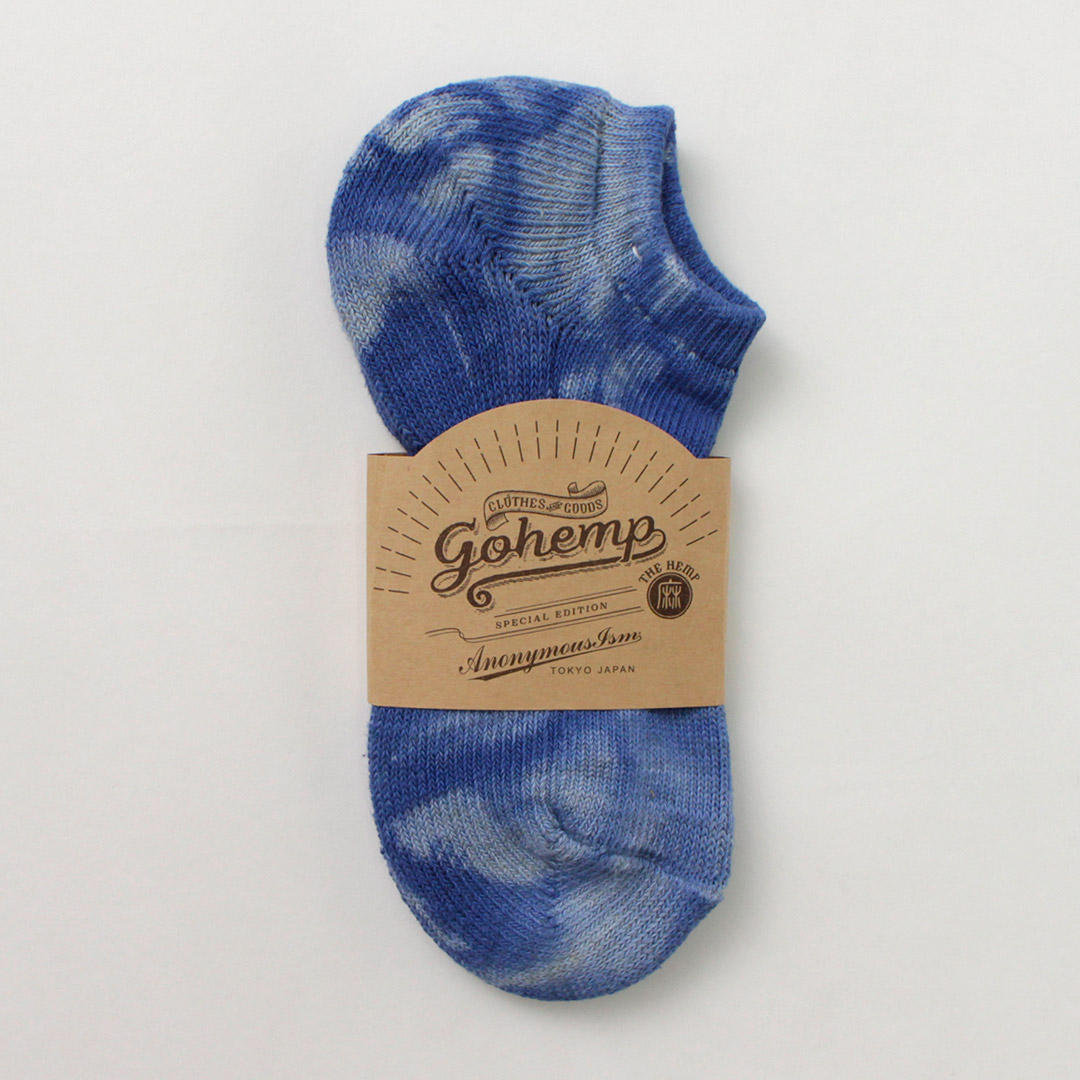 GOHEMP（ゴーヘンプ） ダブルパイル アンクルソックス / メンズ 靴下 天然素材 綿 コットン...