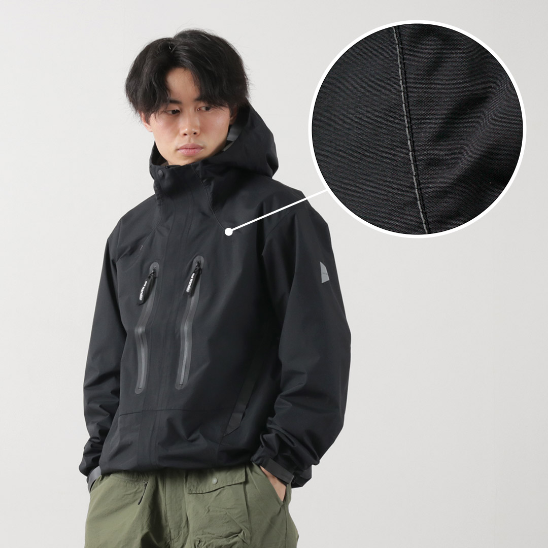 and wander AND WANDER（アンドワンダー） 2.5レイヤー ハイカー