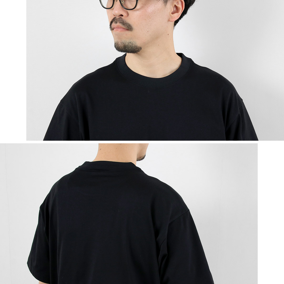 and wander（アンドワンダー） ポケットTシャツ / メンズ 半袖 吸水速