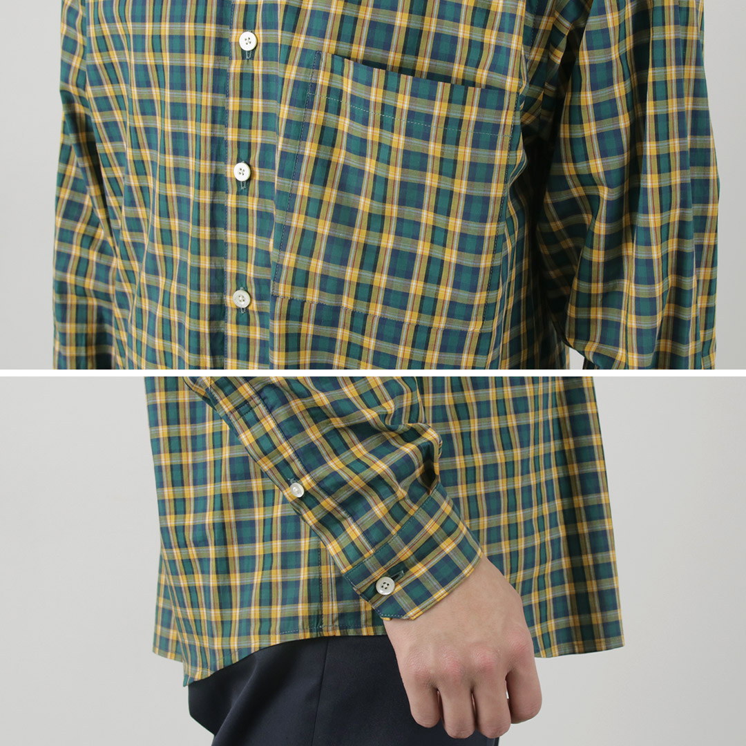 トラディショナルウェザーウェア　半袖チェックシャツ　M Traditional Weatherwear TRADITIONAL WEATHERWEAR