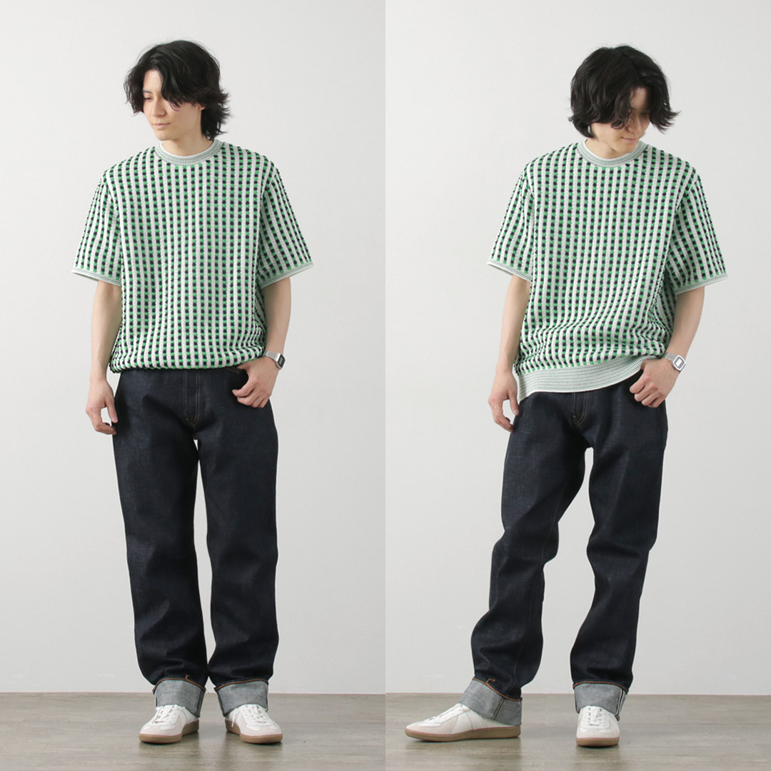 Coohem COOHEM（コーヘン） レトロ ウェーブ ニットPO / メンズ