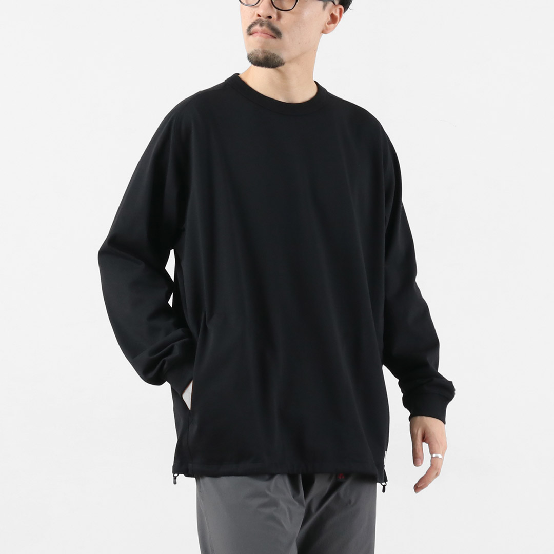 NANGA（ナンガ） エコハイブリッド オーバーサイズ ロングスリーブTシャツ / メンズ 長袖 ロンT ポケット ドローコード | NANGA | 03