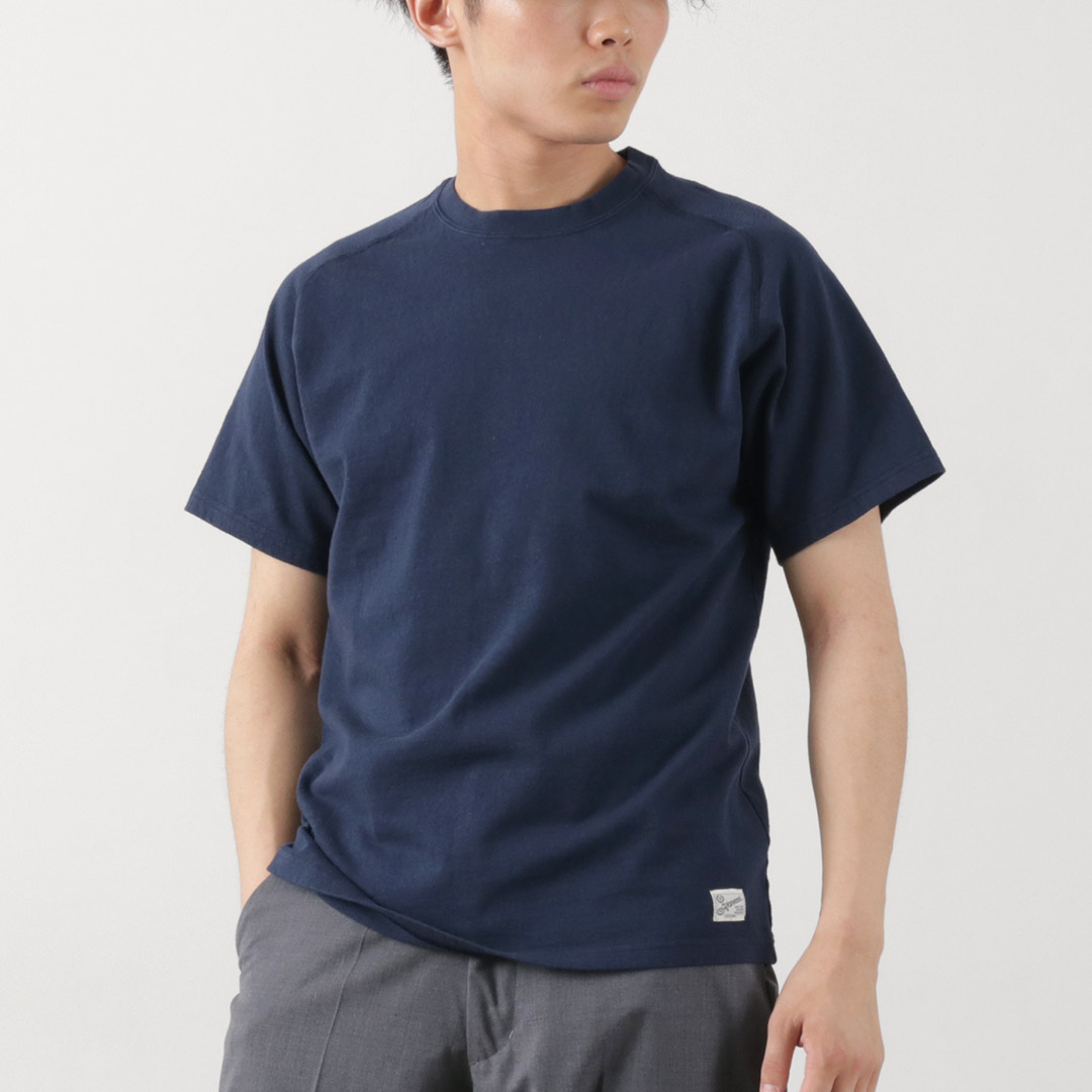 KEPANI（ケパニ） フリーダムスリーブ Tシャツ ラフィー天竺 / メンズ 無地 日本製 半袖