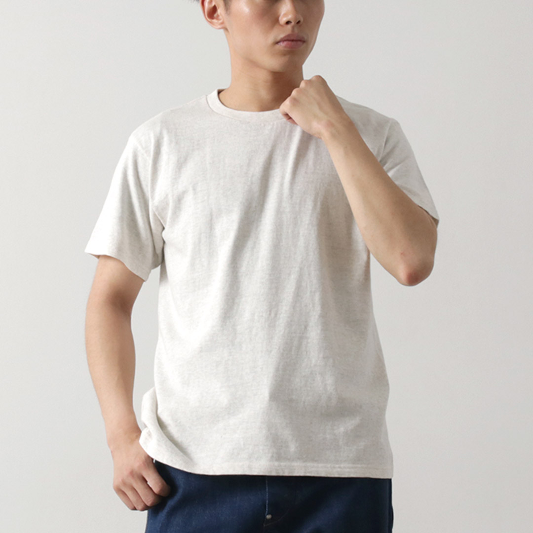 FILMELANGE（フィルメランジェ） ドス オーガニックラフィ天竺 Tシャツ / メンズ トップス 半袖 無地 綿100 コットン 日本製 | FilMelange | 02