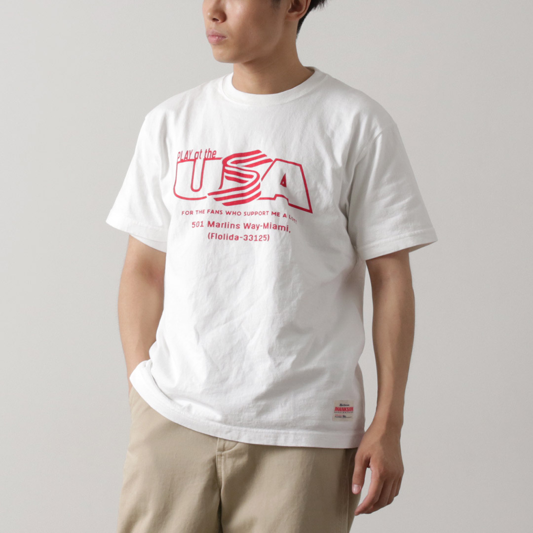 JHANKSON（ジャンクソン） USA 7.1oz Tシャツ / メンズ 半袖 プリント アメカジ...