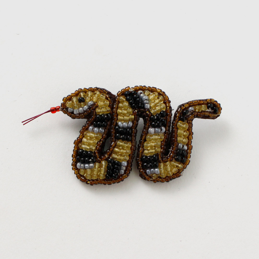 BEADED ACCESSORIES（ビーズアクセサリー） ビーズ ピンバッジ S / ハンドメイド 動物 ヘビ シャチ SMALL PIN | ブランド登録なし | 02