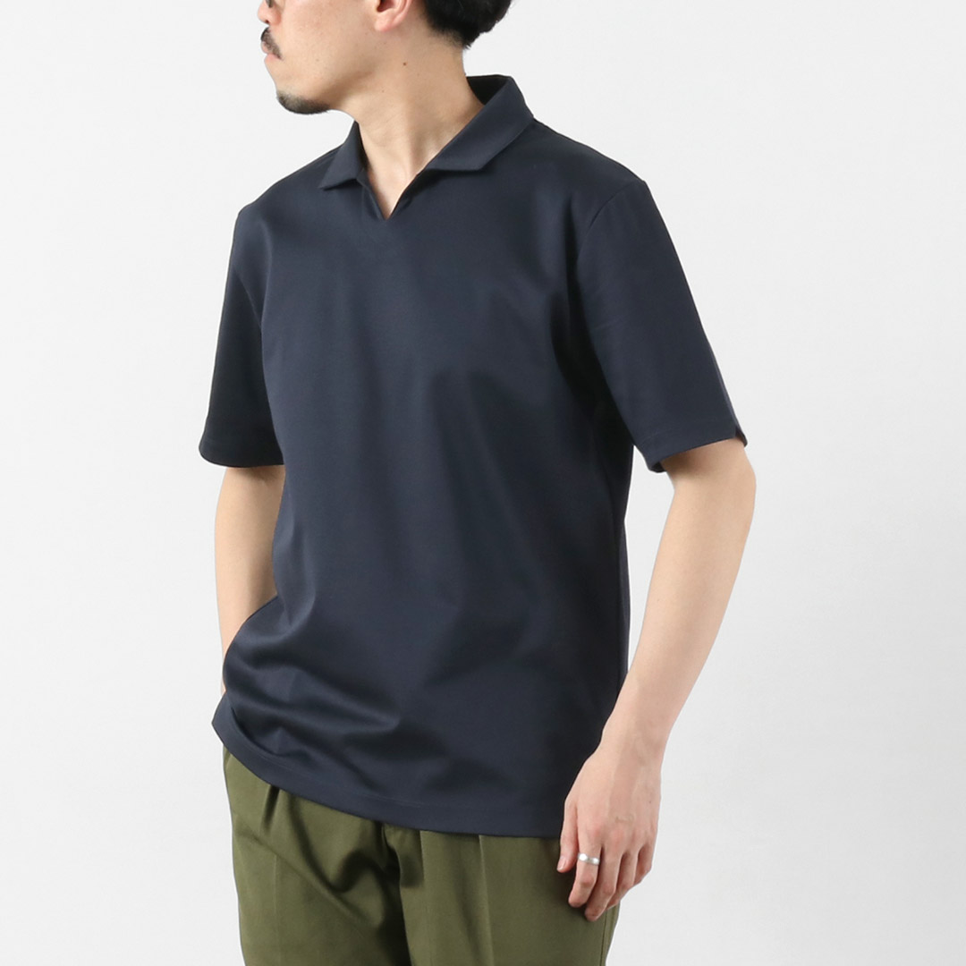 RE MADE IN TOKYO JAPAN（アールイーメイドイントウキョウジャパン） トーキョーメイド ドレスニット スキッパーポロ 日本製 | Re made in tokyo japan | 03
