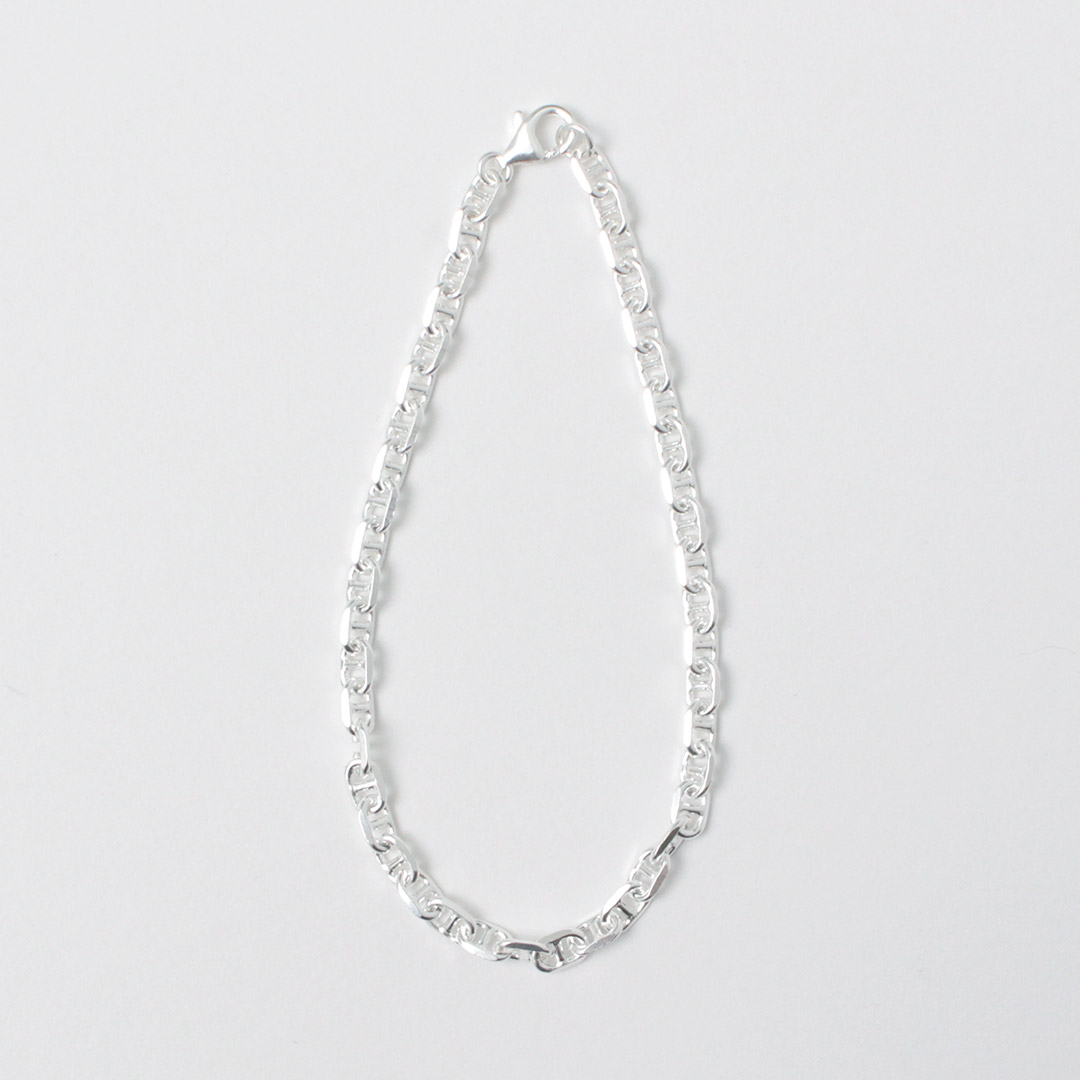 phaduA （パ・ドゥア） セミソリッドアンカーチェーン ブレスレット シルバー925 / メンズ レディース | ROCOCO | 01