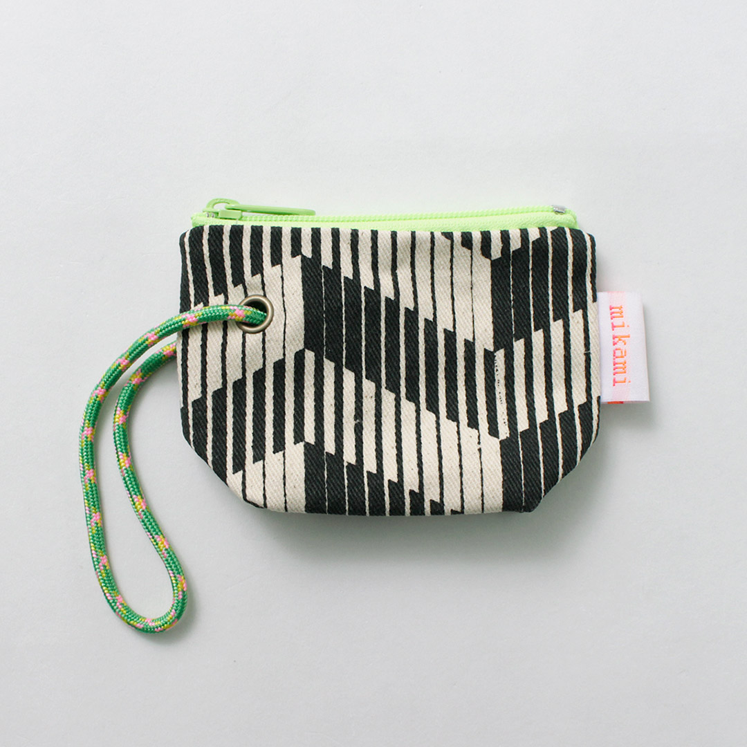 MIKAMI（ミカミ） コットンツイル キャンピングポーチ5 / 小物入れ ユニセックス 綿100％ 総柄 アニマル ファスナー |  | 01