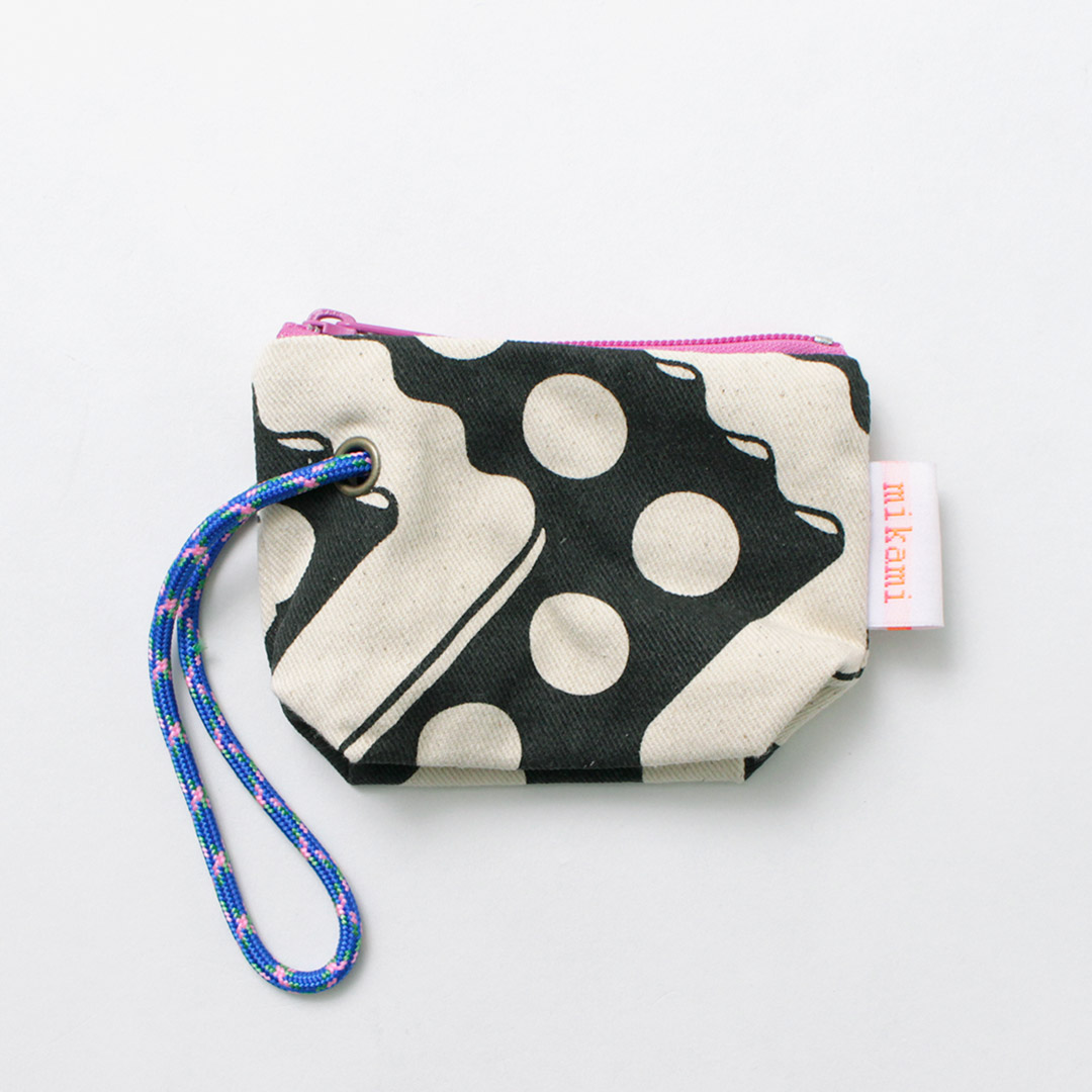 MIKAMI（ミカミ） コットンツイル キャンピングポーチ5 / 小物入れ ユニセックス 綿100％ 総柄 アニマル ファスナー |  | 02