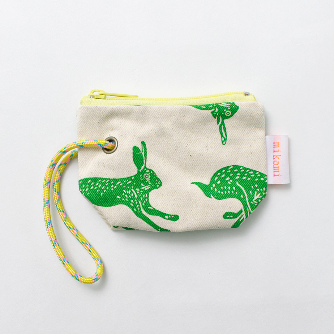 MIKAMI（ミカミ） コットンツイル キャンピングポーチ5 / 小物入れ ユニセックス 綿100％ 総柄 アニマル ファスナー |  | 06