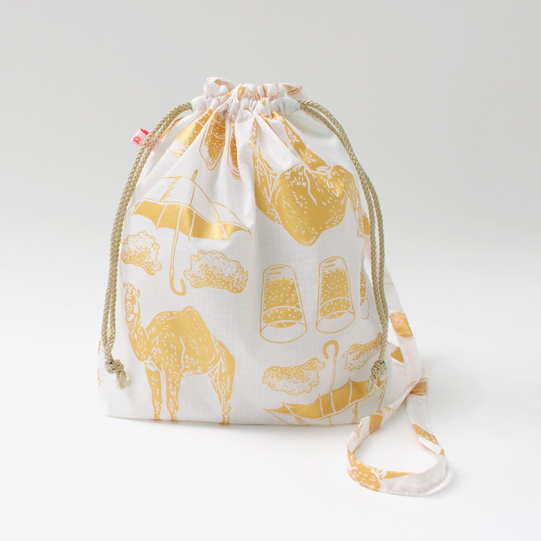 MIKAMI（ミカミ） プリントナイロン ドローストリングバッグ / ショルダーバッグ アニマル スウィーツ ナイロン 2WAY | ブランド登録なし | 01
