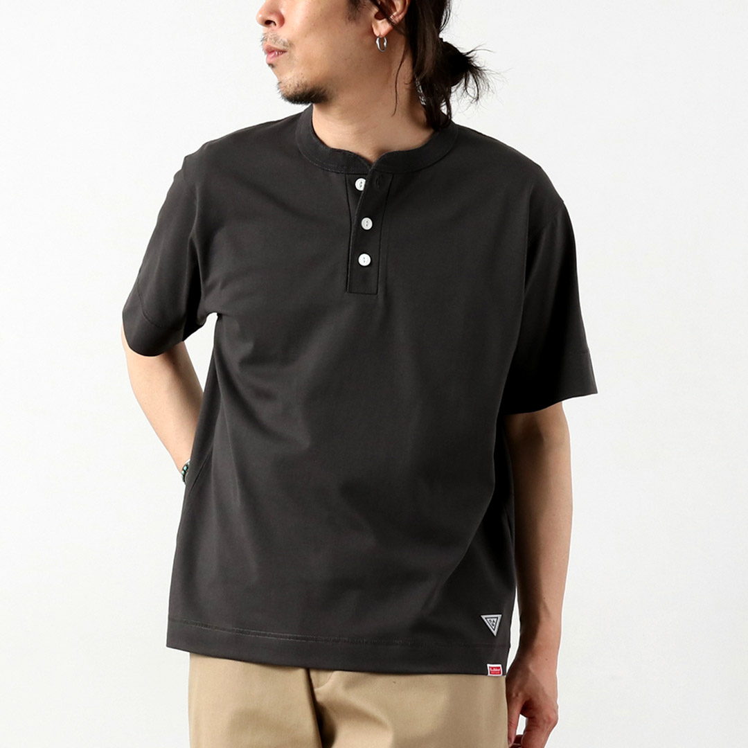 HEALTHKNIT（ヘルスニット）×RAG 別注 ヘンリーネックTシャツ オープンエンド ドライジャージ 抗菌 防臭加工 速乾 / メンズ | Healthknit | 04