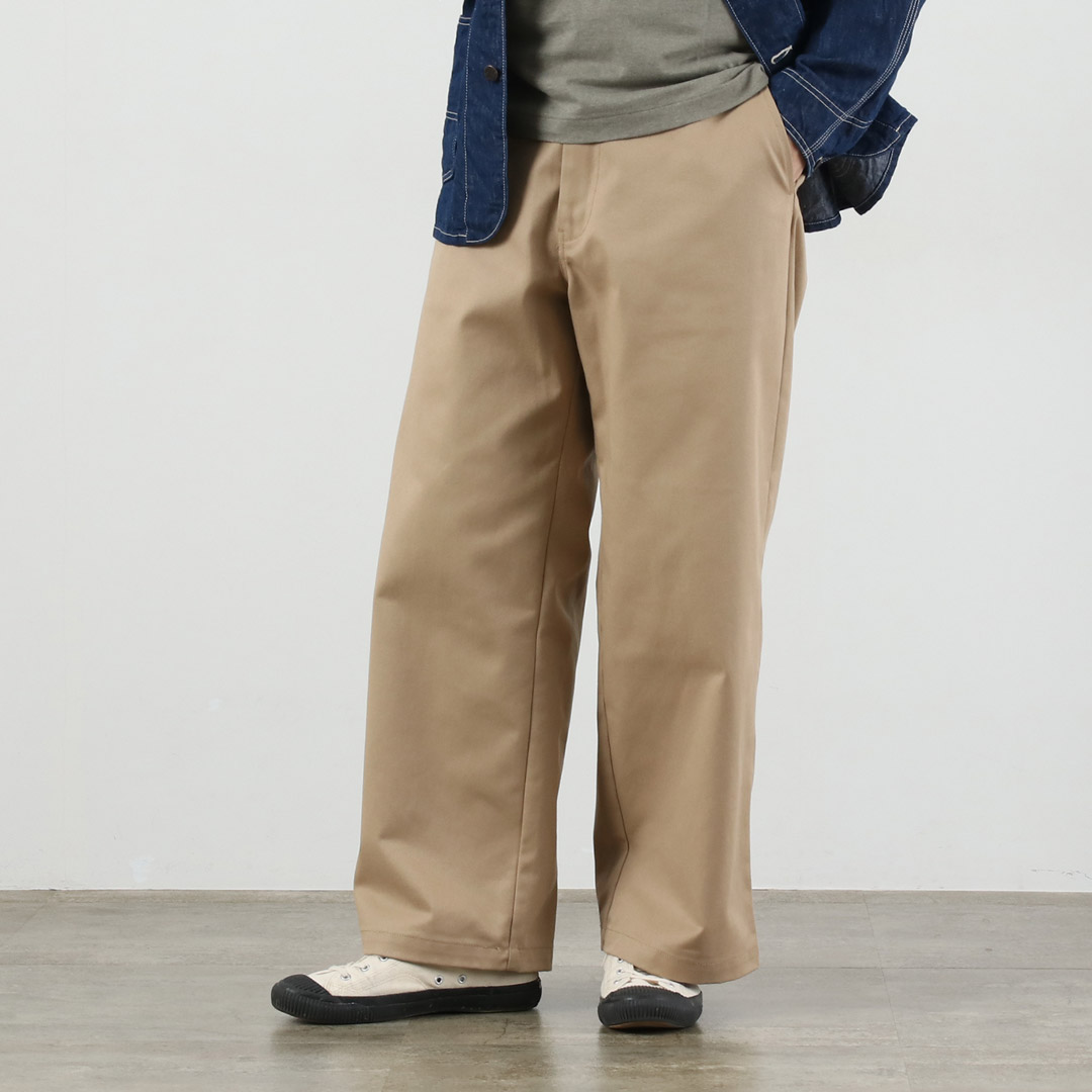 UNIVERSAL OVERALL（ユニバーサルオーバーオール） ヘリテージ T/C ボリューム トラウザー / メンズ チノパン | UNIVERSAL OVERALL | 01