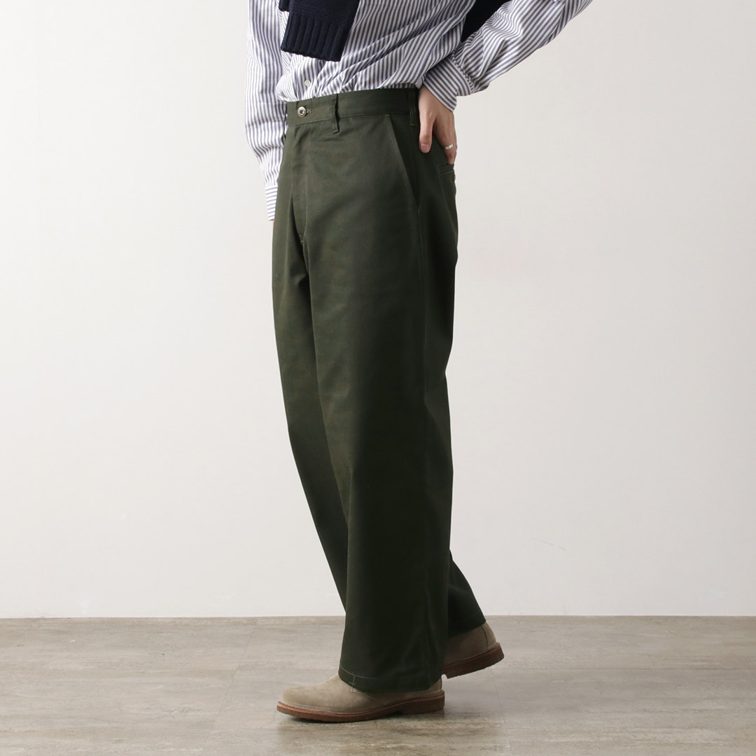 UNIVERSAL OVERALL（ユニバーサルオーバーオール） ヘリテージ T/C ボリューム トラウザー / メンズ チノパン | UNIVERSAL OVERALL | 03