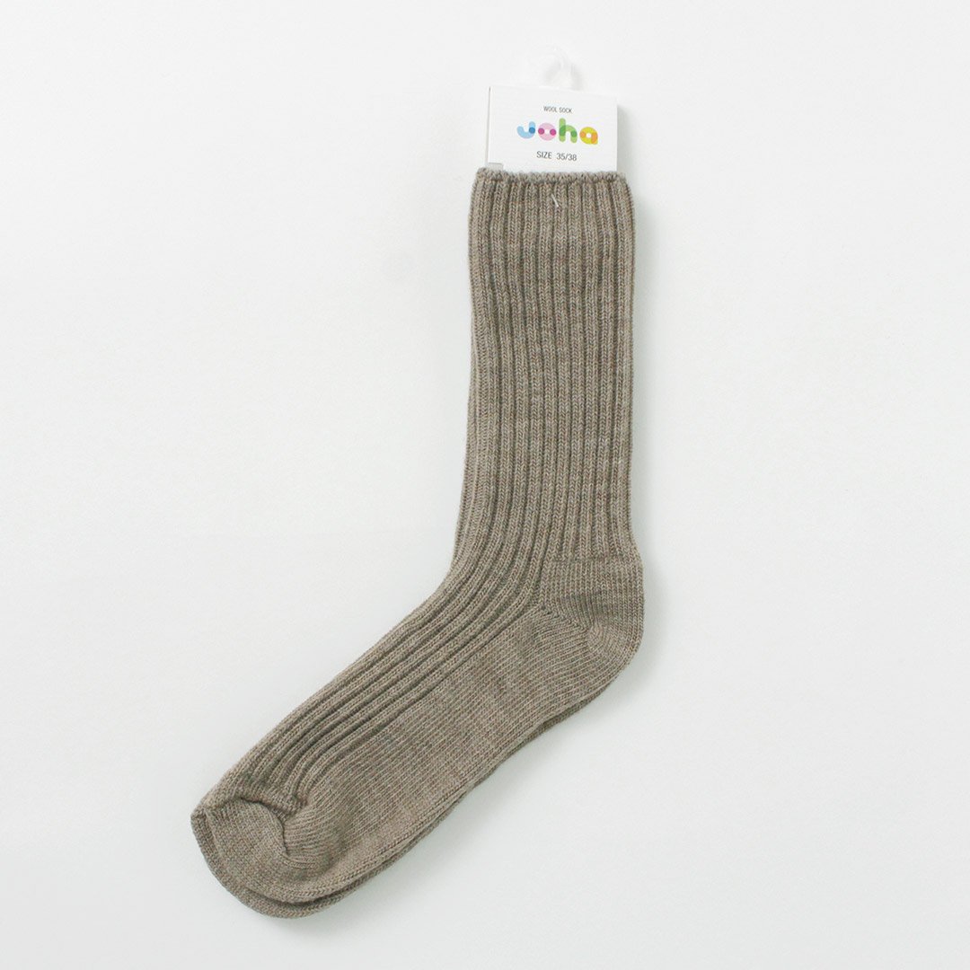 JOHA（ヨハ） ウールソックス / メンズ レディース 靴下 ハイソックス メリノウール 無地 Wool Socks | joha | 03