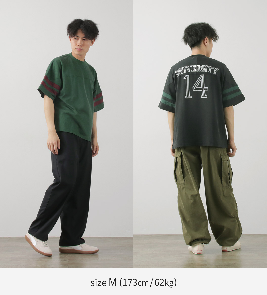 REMI RELIEF（レミ レリーフ） SP加工R/C天竺フットボールT(14