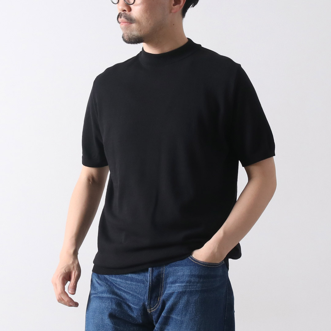 ムーンキャッスル MOONCASTLE アイス コットン モック 半袖 ニット 楽天市場】MOONCASTLE ムーンキャッスル IC3 アイスコットン