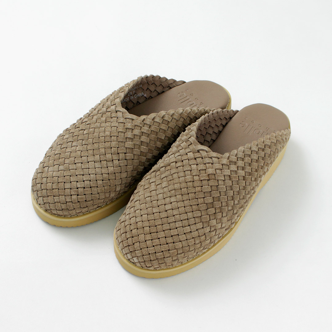 MOLLE SHOES（モールシューズ） ウーブン レザークロッグ / メンズ レザーサンダル シューズ 牛革 本革 | molle shoes | 01