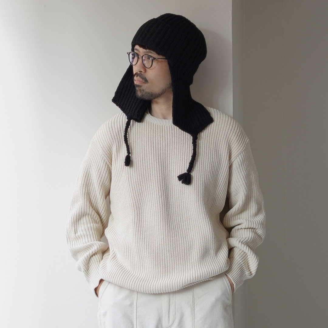 KAPITAL KESA KnitBandana フライトキャップ　ペイズリー HICOSAKA（ヒコサカ） ニット フライトキャップ / メンズ レディース