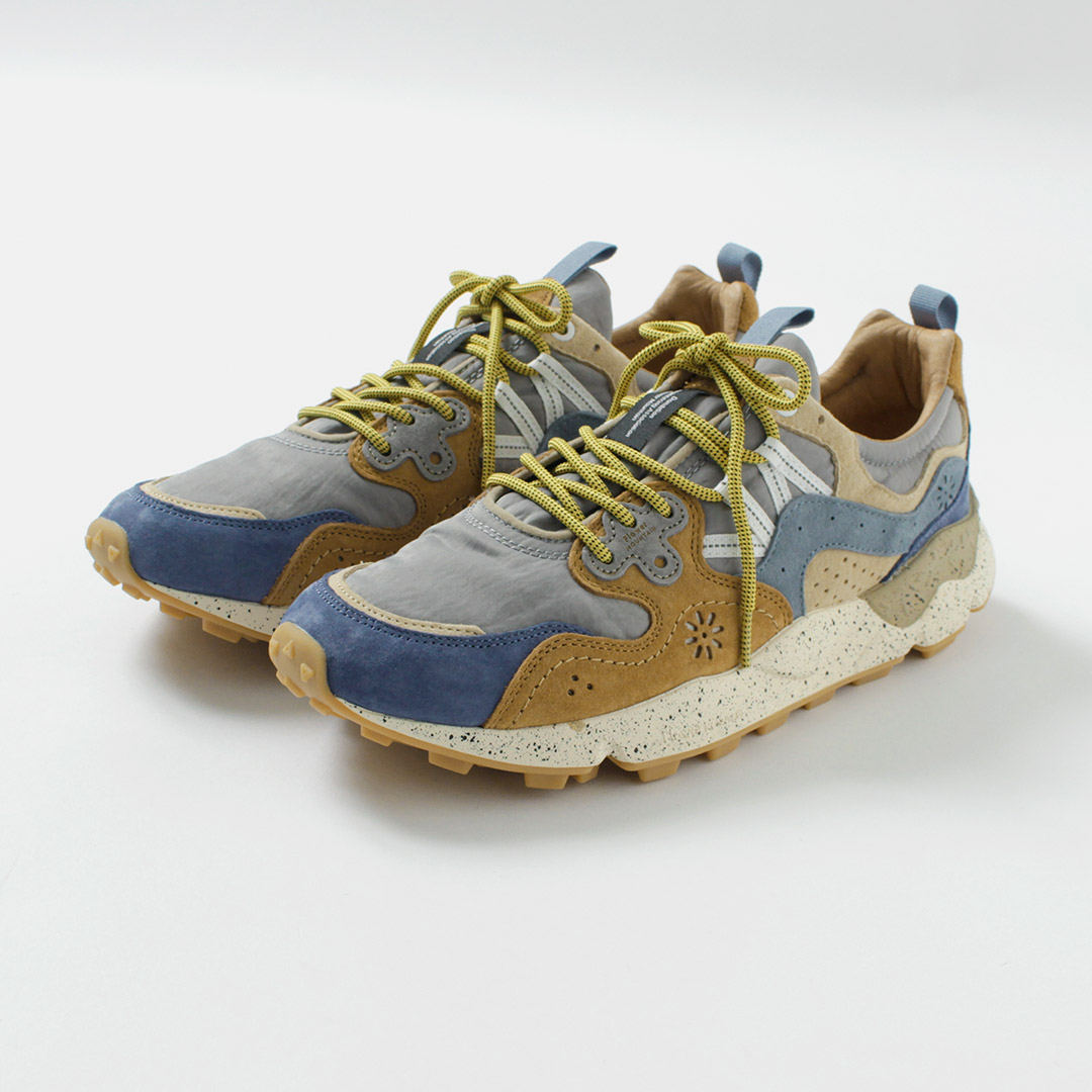 FLOWER MOUNTAIN（フラワーマウンテン） ヤマノスリー ピッグスエード×ナイロン スニーカー / メンズ 靴 シューズ アウトドア | FlowerMOUNTAIN | 02