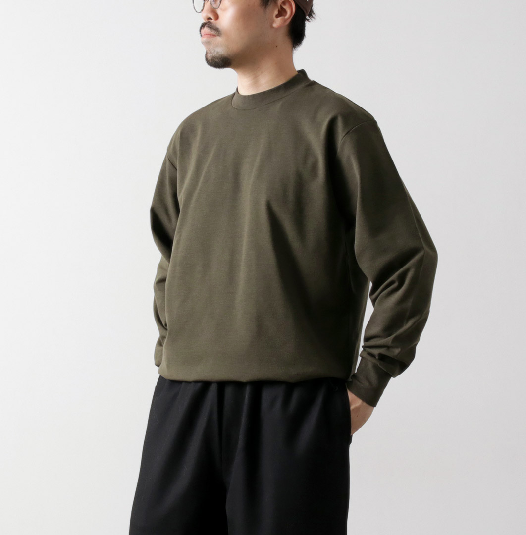 FLISTFIA（フリストフィア） ロングスリーブ ドローコード プルオーバー / Tシャツ 長袖 無地 裾絞り 日本製 | FLISTFIA | 01