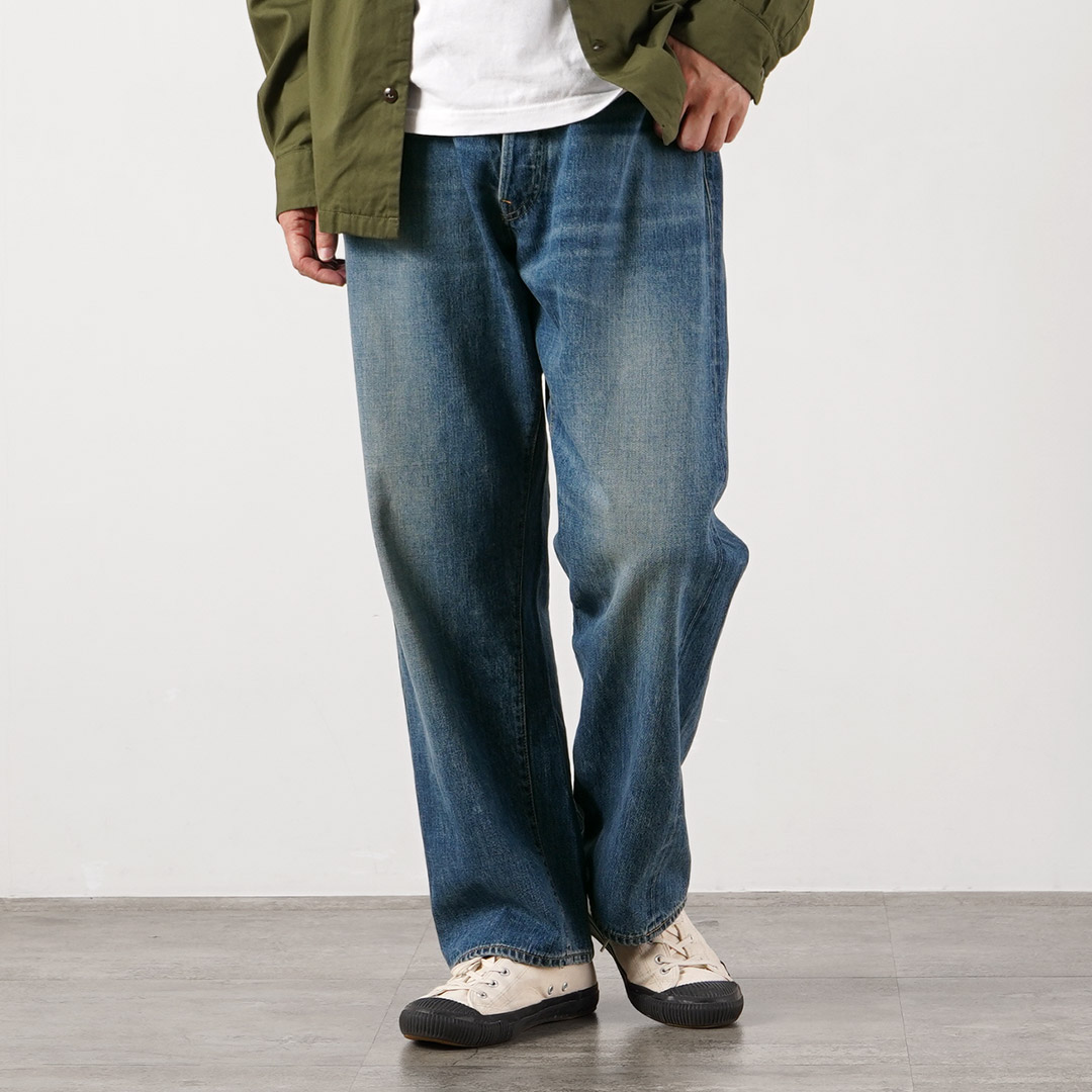 ORDINARY FITS（オーディナリーフィッツ） ルーズデニム ユーズド パンツ 12oz 日本製 2026年モデル / メンズ | Ordinary fits | 01