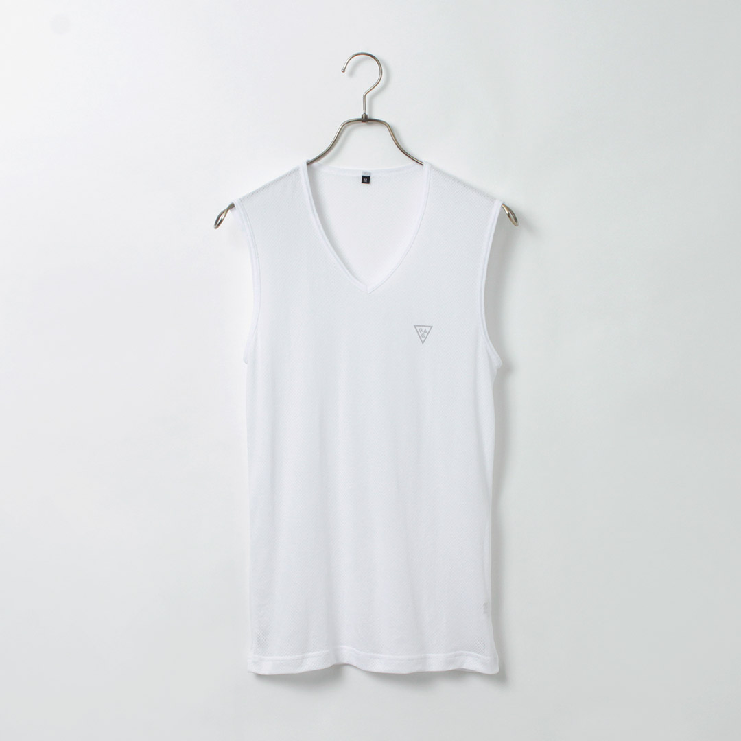 【動画あり】RAG（ラグ） エアードライ ブリザブル Vネック ノースリーブ / メンズ インナー 速乾 AIR DRY breathable V-neck Sleeveless | RAG | 01