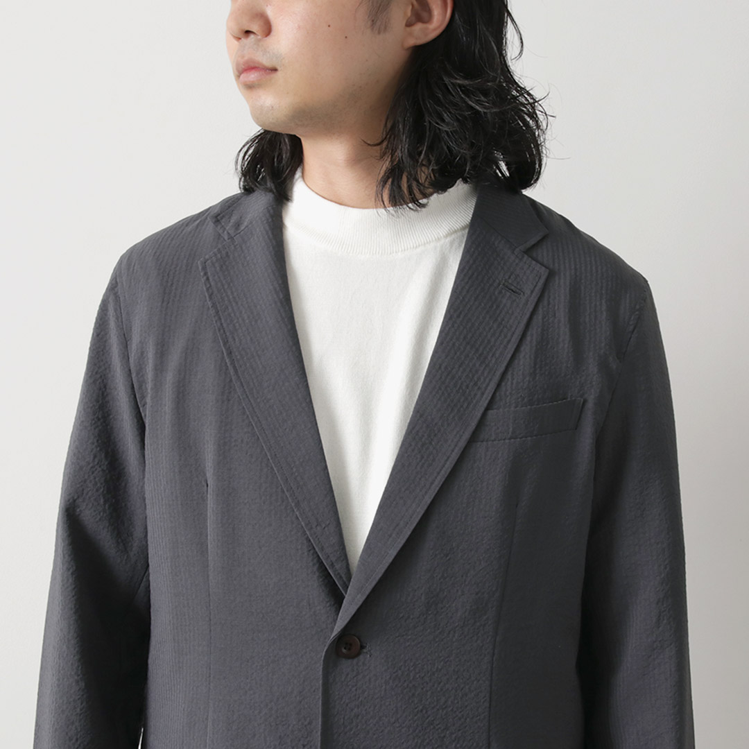 1点物限定】Classics VAN シアサッカージャケット ライトブルー