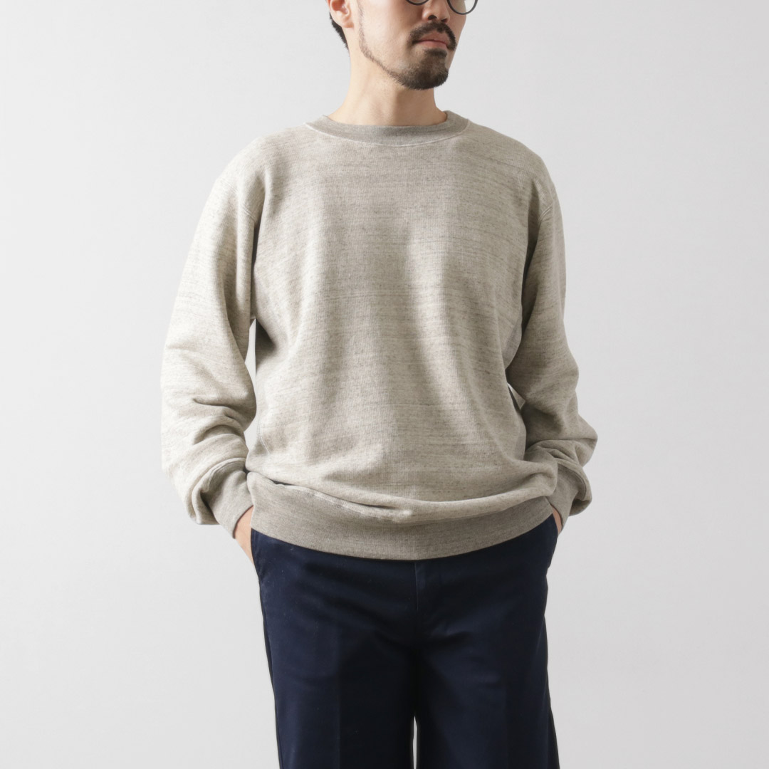 UNDYED（アンダイド） 裏毛 クルーネック スウェット カラード オーガニックコットン / メンズ 長袖 無地 日本製 | UNDYED | 02