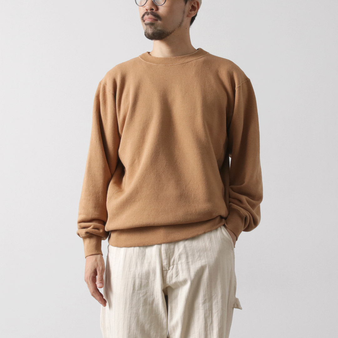 UNDYED（アンダイド） 裏毛 クルーネック スウェット カラード オーガニックコットン / メンズ 長袖 無地 日本製 | UNDYED | 03