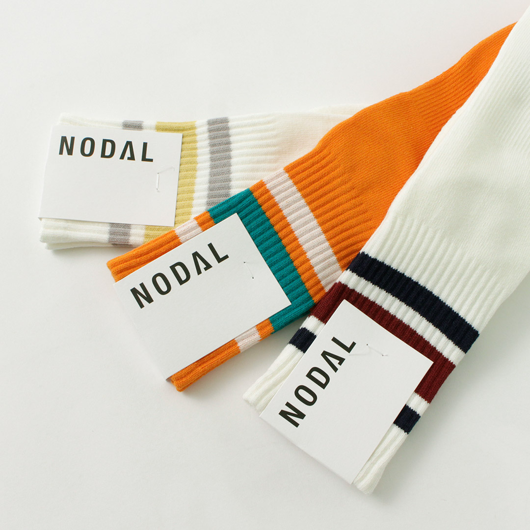 NODAL（ノーダル） 別注 ラインソックス / 靴下 くつ下 足袋型 厚手